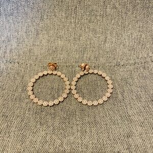 Rose gold earrings